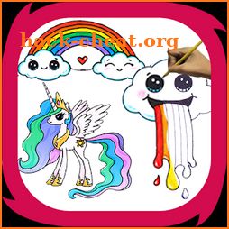 how to draw rainbow stuff "Spectrum colors" icon