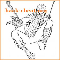 How to draw Spider boy icon