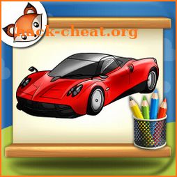 How to Draw Super Cars Step by Step Drawing App icon