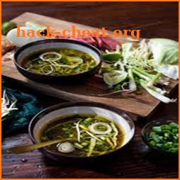 how to dressed up Low carb Vietnamese pho icon