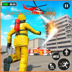 HQ Firefighter Fire Truck Game icon