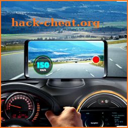 HUD speedometer (Head-up display) icon