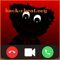 huggy wuggy chat video call icon