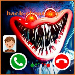 Huggy Wuggy : Poppy Video Call icon