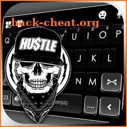 Hustle Gangster Skull Keyboard Theme icon