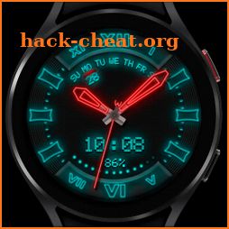 Hybrid NEON Color Watchface icon