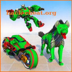 Hyena Robot Flying Bike Robot Transform icon