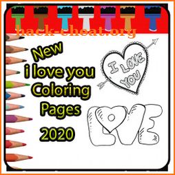 I Love You Coloring Book Love Coloring Pages 2020 icon