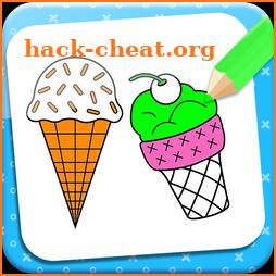 Ice Cream Coloring Book icon