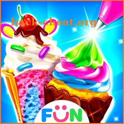 Ice Cream Cone Cupcake-Bakery Food Game icon