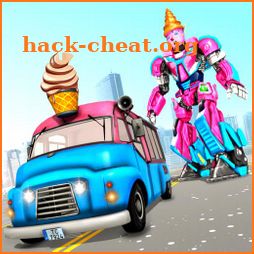 Ice Cream Robot Truck Game - Robot Transformation icon