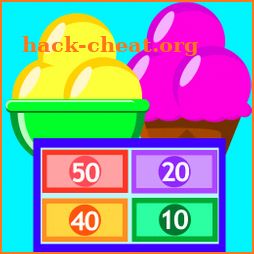 ice cream shop cashier game icon