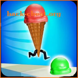 Ice cream stack icon