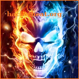 ice Fire Skull Wallpaper Themes icon