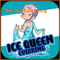 Ice Queen Coloring Book Games icon