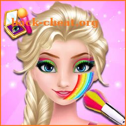 Ice Queen Rainbow Eye Makeup icon