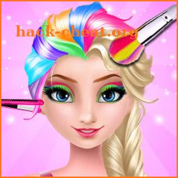 Ice Queen Rainbow Hair Salon icon