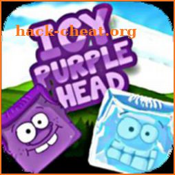 icy purple head icon