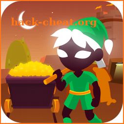Idle Stickman Miner - Mine Digging Clicker Game icon