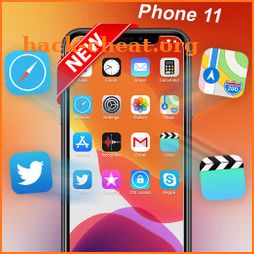 iLauncher Phone 11 Max Pro OS 13 Theme Wallpaper icon