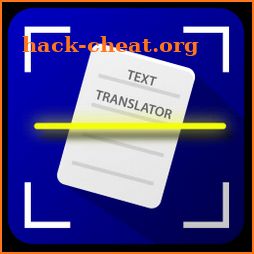 Image scanner and text translator icon