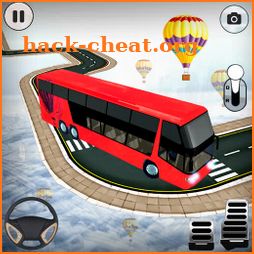 Impossible Bus Driving Sky Tracks - Bus  Games icon