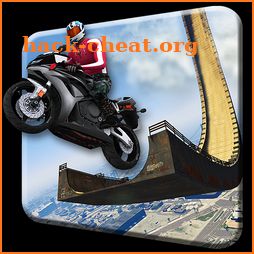 Impossible Mega Ramp Moto Bike Rider: Superhero 3D icon