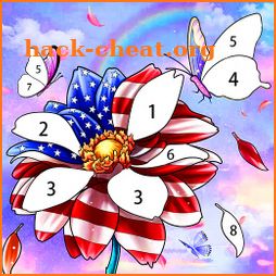 Independence day-Paint by Number&Happy coloring icon