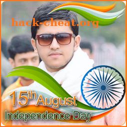 India Flag Face Photo Maker & 15th August DP icon