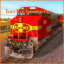 Indian City Euro Train Racing 2019:  3D Simulator icon