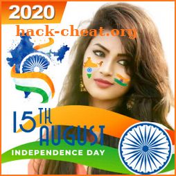 Indian Flag face photo editor  & 15th August DP icon