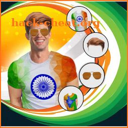 Indian Flag15 Aug Photo Editor - Faceflag Stickers icon