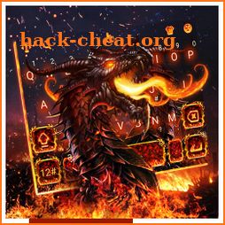 Inferno Fire Flaming Dragon Keyboard icon