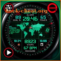 INTEL HUD - animated watch face icon