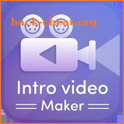 Intro video maker, logo and text animation icon