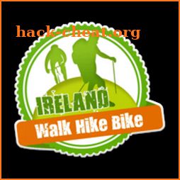 Ireland Walk Hike Bike icon