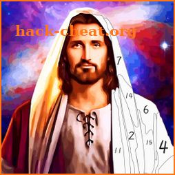 Jesus Coloring Book - Bible&Jesus Paint by Number icon