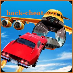 Jet Cars Stunts GT Racing Flying Car Racing Games icon