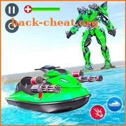 Jet Ski Robot Game: Submarine Robot Transformation icon