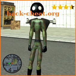 Jetpack army Stickman Rope Hero Sim icon