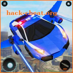 Jetpack Police Flying Car City Survival icon