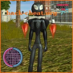 Jetpack Spider Stickman Rope Hero Gangstar Crime icon