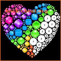 Jewel Art - Color by Number, Adult Coloring Book icon