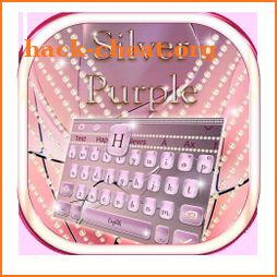 Jewelry Silver Purple Keyboard Theme icon