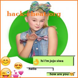 Jojo Siwa Chat Funny App Prank icon