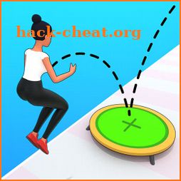 Jumping Girl 3D icon