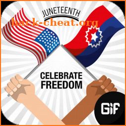 Juneteenth GIF : Emancipation Day GIF icon