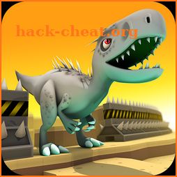 Jurassic Dino: Blue Raptor Trainer Race Game icon