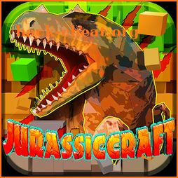 JurassicCraft: Free Block Build & Survival Craft icon