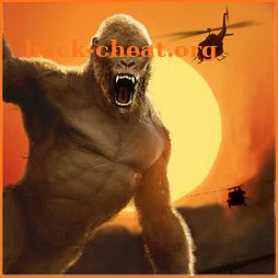 Kaiju Godzilla VS Gorilla Kong City destruction icon